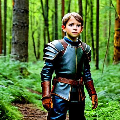 Novice Adventurer**

"A young, fully clothed adventurer in simple, modest leather armor, exploring a beginner-friendly forest clearing, appropriate attire, safe for work, perfect anatomy, natural proportions, family-friendly, vibrant colors, detailed background."

**
