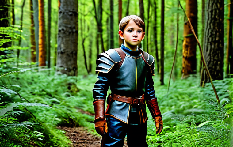 Novice Adventurer**

"A young, fully clothed adventurer in simple, modest leather armor, exploring a beginner-friendly forest clearing, appropriate attire, safe for work, perfect anatomy, natural proportions, family-friendly, vibrant colors, detailed background."

**